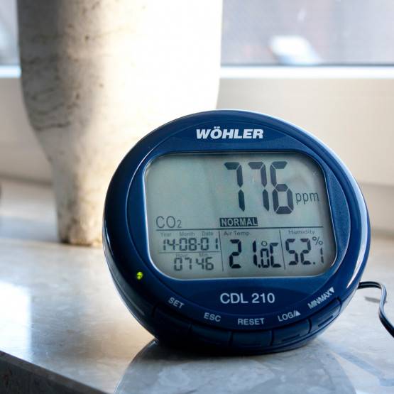 Wöhler CDL 210 CO2 Datenmonitor mit Datenlogger